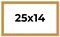 25x14 Solid Wood Antique Picture Frame with UV-Resistant Acrylic & Acid-Free Backing, Available in 4 Finishes: Bronze, Gold, Silver, and Gold with Black